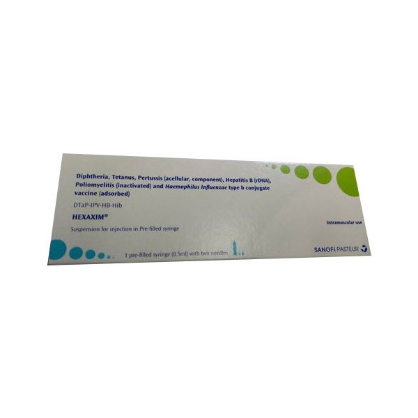 DTAP + HIB + IPV +HEP-B Vaccine (Hexavalent Vaccine)